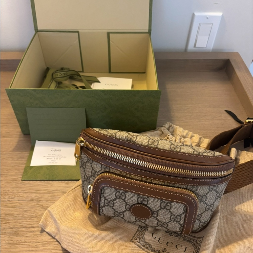 Gucci SMALL belt bag with interlocking G
